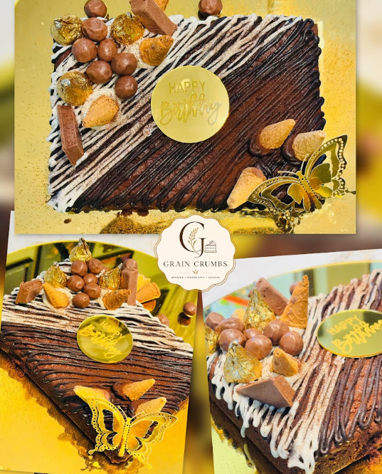 Brownie cake detail