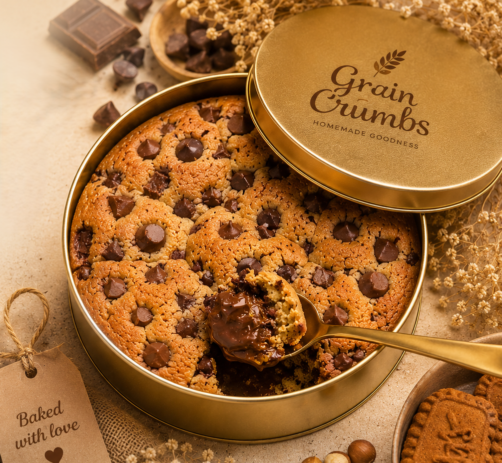 Luxurious classic Cookie Cake Tin