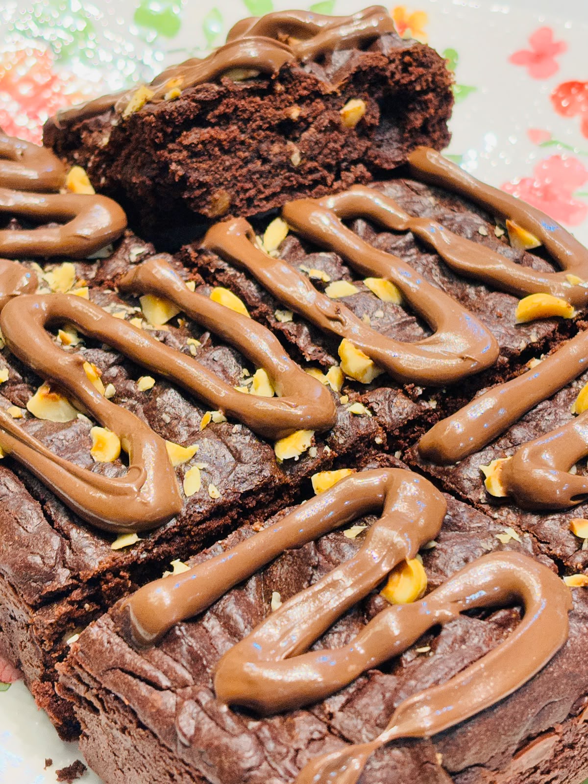 Hazelnut Spread Filling Brownie